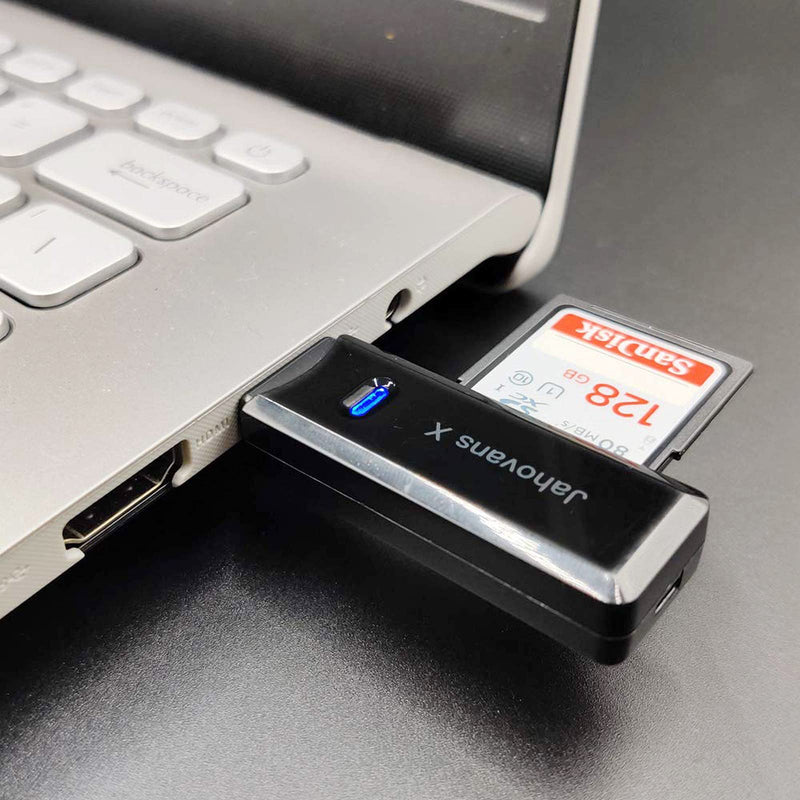 USB 3.0 SD Card Reader for PC, Laptop, Mac, Windows, Linux, Chrome, SDXC, SDHC, SD, MMC, RS-MMC, Micro SDXC Micro SD, Micro SDHC Card and UHS-I Cards (Black) USB 3.0 SD Card Reader (Black)
