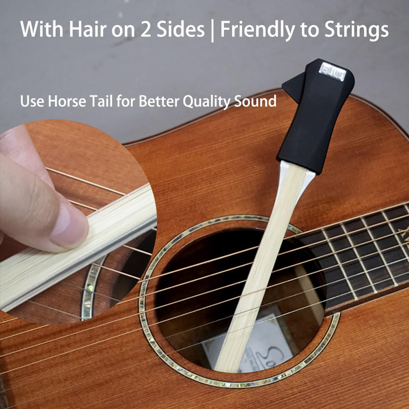 Guitar Bow - Makes Your Guitar a Cello/Violin - 2-in-1 Bow and Pick Fun and Creative Tools for Acoustic Guitar Steel Stringed Instrument