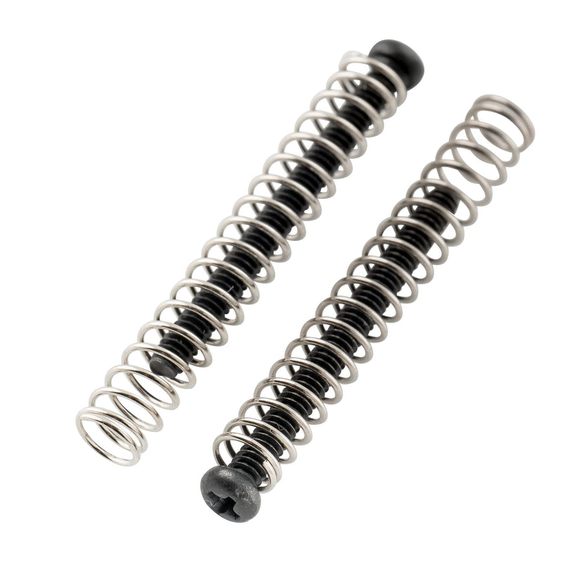 Musiclily Ultra UNC#3-48X1.1 Inch Stainless Steel Humbucker Pickup Mounting Screws and Springs Set for American Made Electric Guitar, Black (Set of 6)