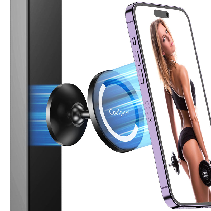 Coolpow Gym Magnetic Phone Holder Mount