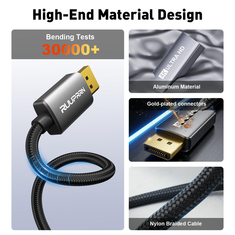 4K@60Hz 10-Pack Display Port to HDMI Adapter, Unidirectional | DP 1.2 to to HDMI 2.0 Adapter, Active DisplayPort (Source) to HDMI (Display) Converter for NVIDIA, AMD,Desktop,Gaming Monitor 4K@60Hz-10Pack