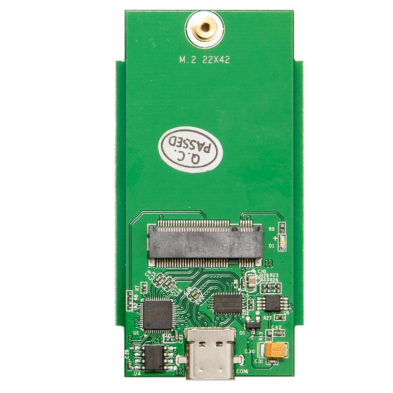 Aluminum M.2 NGFF B-Key to USB 3.1 Type-C M.2 2242 SSD Enclosure Portable External Solid State Drive Enclosure SY-ENC25040
