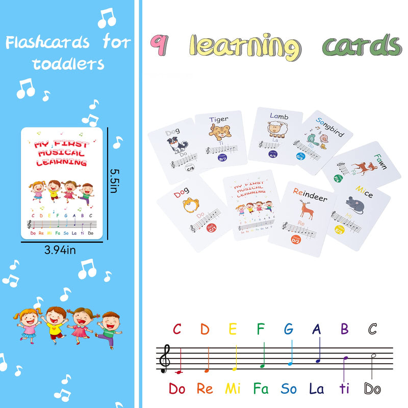 [AUSTRALIA] - Hand Bells, 8 Note Musical Handbells Set with 17 Songbook Musical Toy Percussion Instrument for Toddlers Children Kids for Children's Day Family Activity School and Church (Upgraded Edition) 