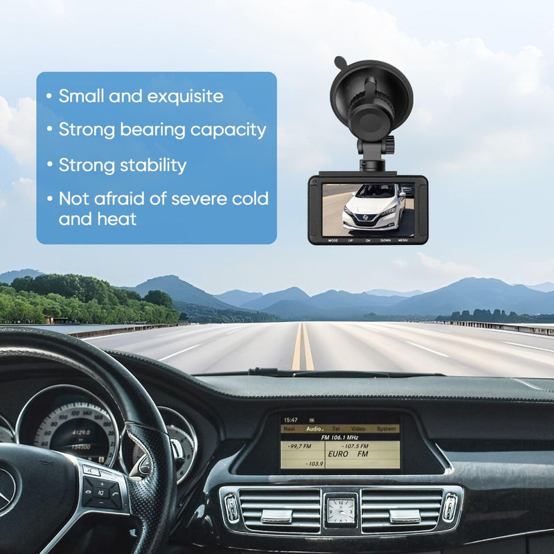 Dash Cam Mount, Suction Cup Mount, Windshield Suction Cup Mounting Bracket, Suitable for R2-4K and R2-4K PRO Dash Cam Models