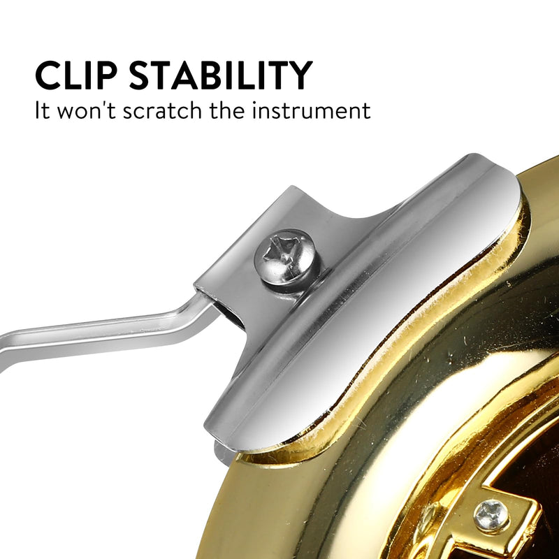 Clarinet Music Holder,Music Lyres(,Trumpet Trombone Sheet Music Clip Lyre Sheet Music Clamp-On Holder Trumpet Lyre Clarinet Lyre For Music Beginners Bands-Silver