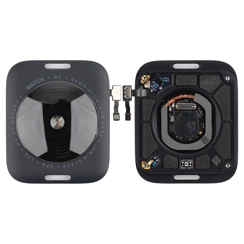 Back Cover Glass Heart Rate Part Connector Compatible with Apple Watch SE (2022) 44MM Model A2722, A2723, A2724, A2727 (Cellular/LTE+GPS) with Tools