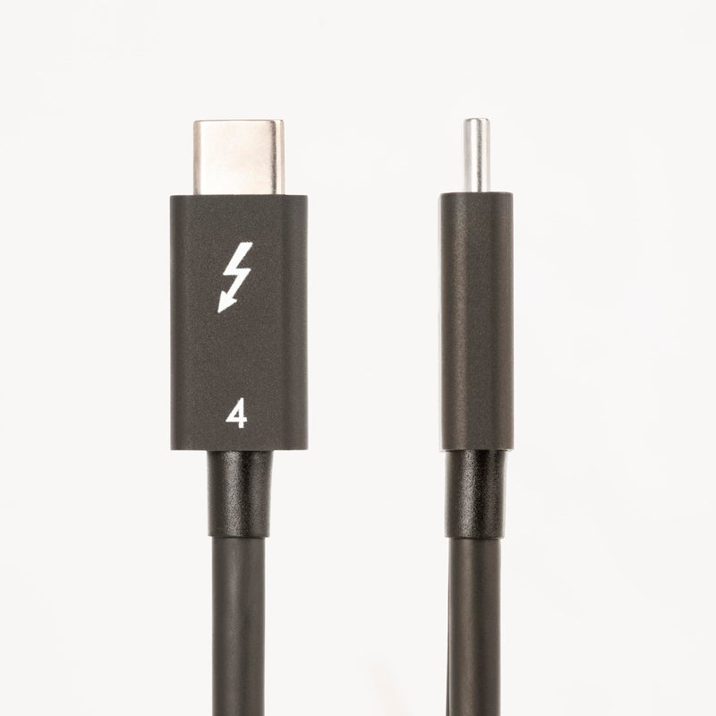 StarTech.com 3ft (1m) Thunderbolt 4 Cable - 40Gbps - 100W PD - 4K/8K Video - Thunderbolt Cable - Compatible w/ USB4/Thunderbolt 3/USB 3.2/USB Type-C/DisplayPort (TBLT4MM1M) 1m / 3ft