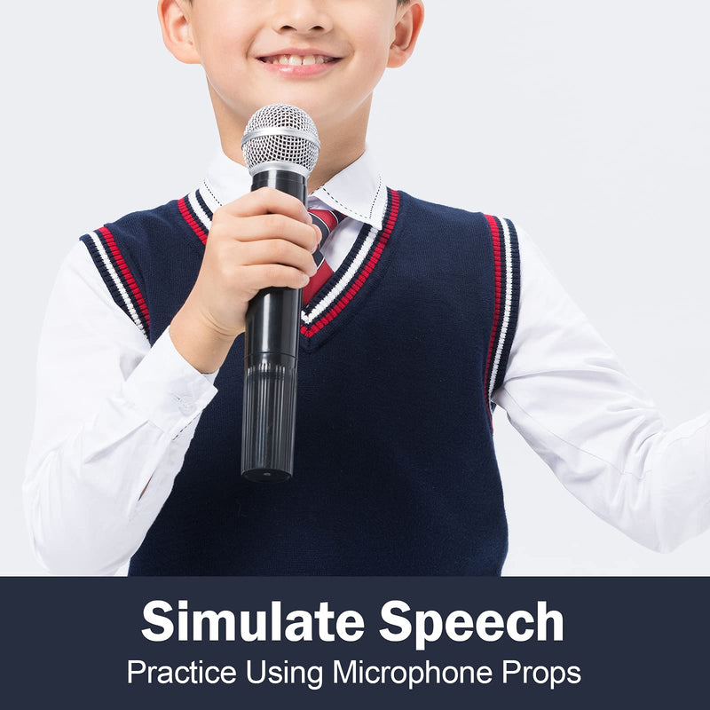 1 Microphone Plastic Rock Mic Karaoke Prop Performance