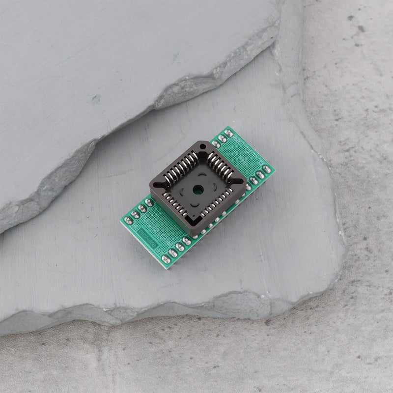 OTOTEC 4 Stück PLCC32 auf DIP32 Programmierer-IC-Adaptersockel Kompatibel mit Willem Kompatibel mit Xeltek für TL866 II Plus