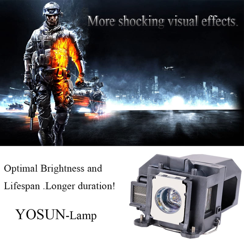 YOSUN V13h010l57 Projector Lamp for Epson Brightlink 450wi 455wi Powerlite 450w 450wi 460 Elplp57 Projector Replacement Lamp Bulb