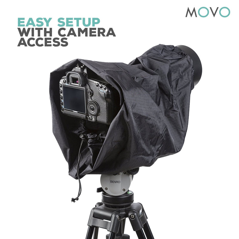 Movo CRC17 Storm Raincover Protector for DSLR Cameras, Lenses, Photographic Equipment (Small Size: 17 x 14.5)