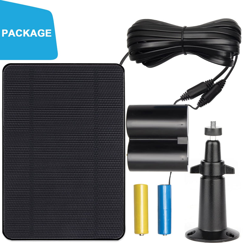 [AUSTRALIA] - Solar Panel for Blink Outdoor 4 /(3rd Gen) Floodlight + Blink Outdoor Camera,16.5Ft/5m Weatherproof Cable Power Your Blink Floodlight Camera Continuously (Floodlight & Camera NOT Included) 1 