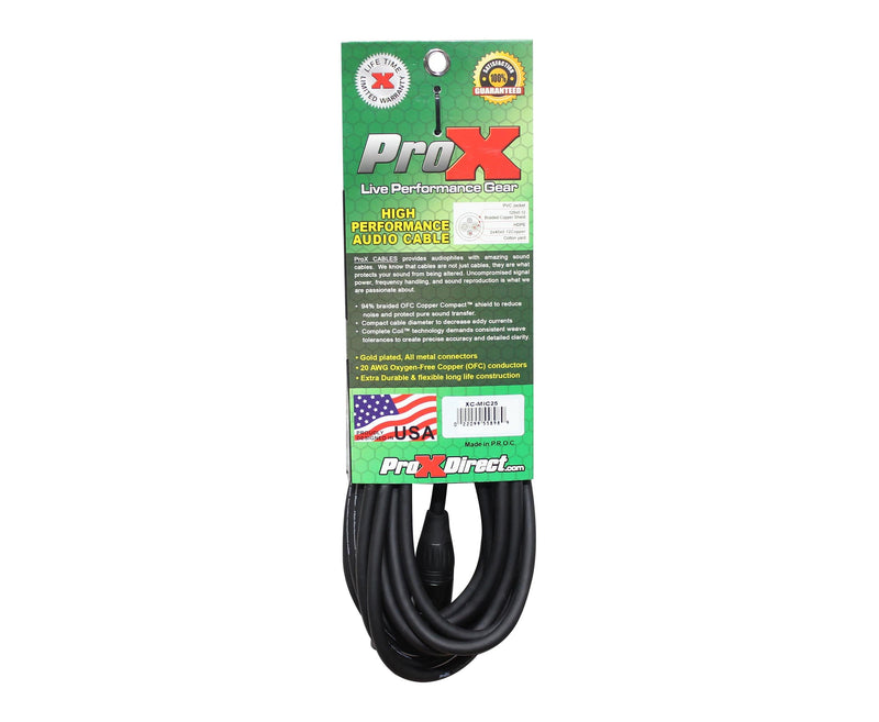 [AUSTRALIA] - Prox XC-MIC2525 Ft. Balanced XLR-F to XLR-M High Performance Microphone Cable 