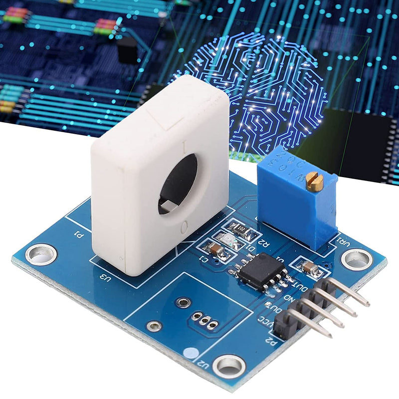Deror Hall Current Sensor DC 5V Hall Current Detection Sensor Module 35A Short Circuit Overcurrent Protection Detector WCS1800