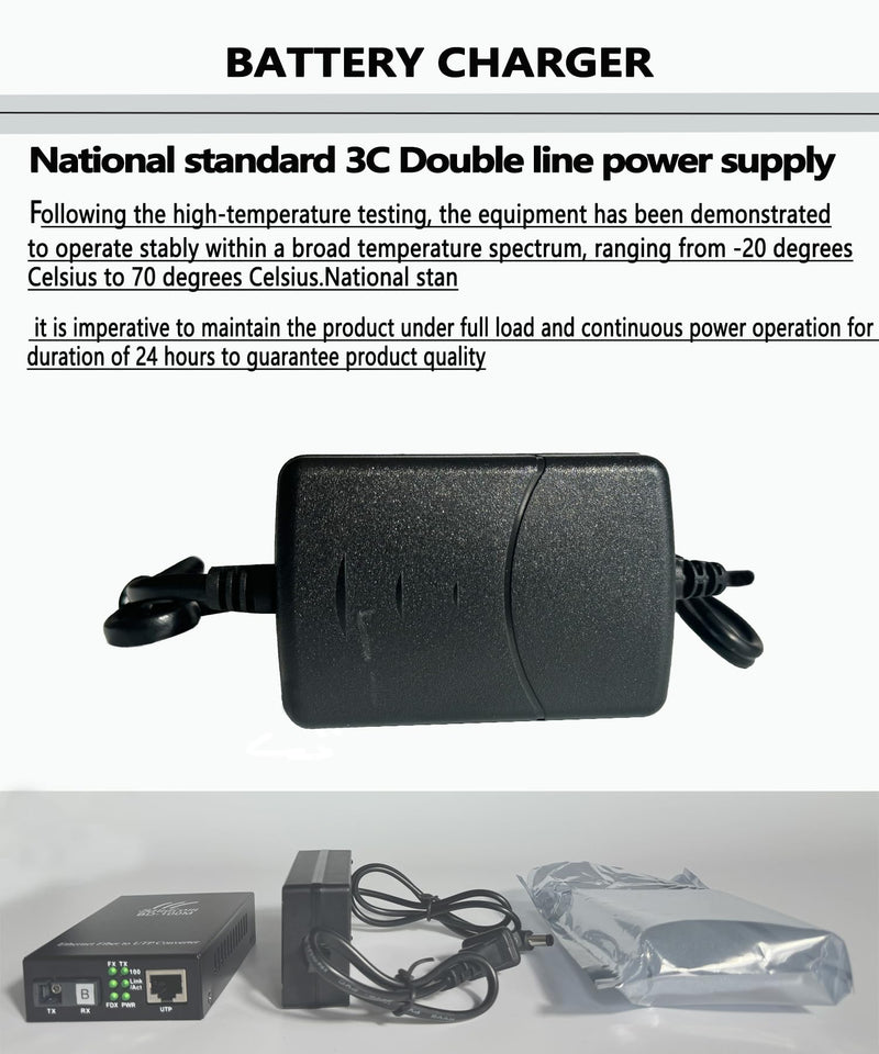 Gigabit Ethernet Fiber Media Converter 10/100/1000M, SC Single Transceiver, 20KM Single Mode, RJ45 to 1000Base-LX, BIDI 20KM