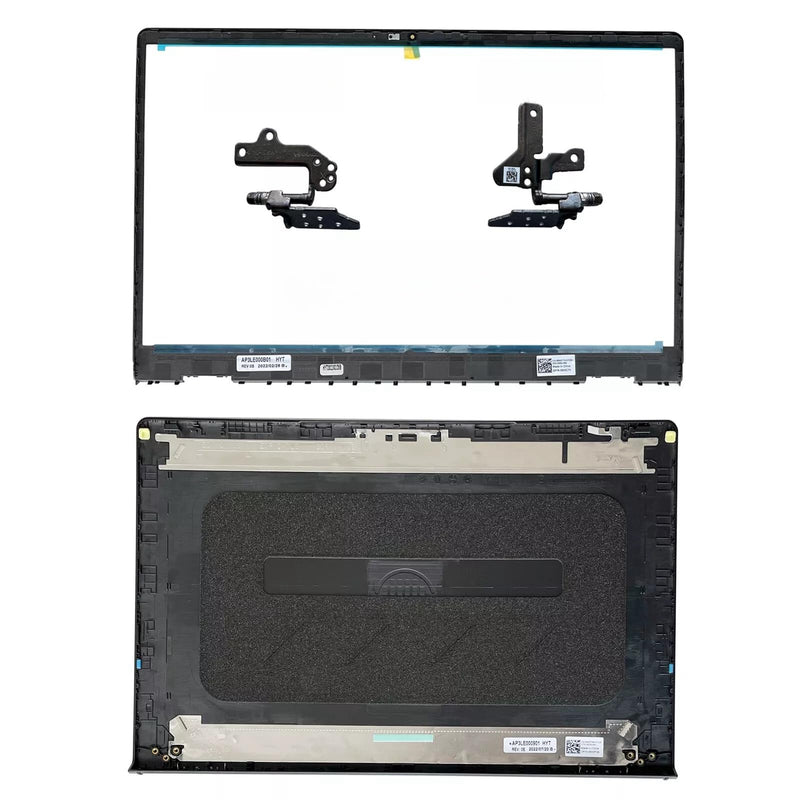 LCD Back Cover Top Lid Top Case Front Bezel with Hinge Replacement for Dell Inspiron 15 3510 3511 3515 3520 3521 3525 Series P/N 0WPN8 00WPN8 9WC73 09WC73 AP3LE000901