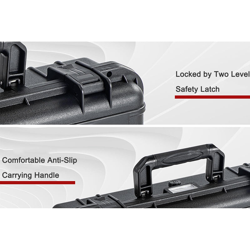 JYGamhanbil Waterproof Carrying Case for Legion Go S / Go 8.8" / Go Gen 2 | Large Capacity Hard Shell Bag Cover for Lenovo Legion Go 2025 / 2023 Gaming Handheld PC Console Dock,Charger,Accessories Black