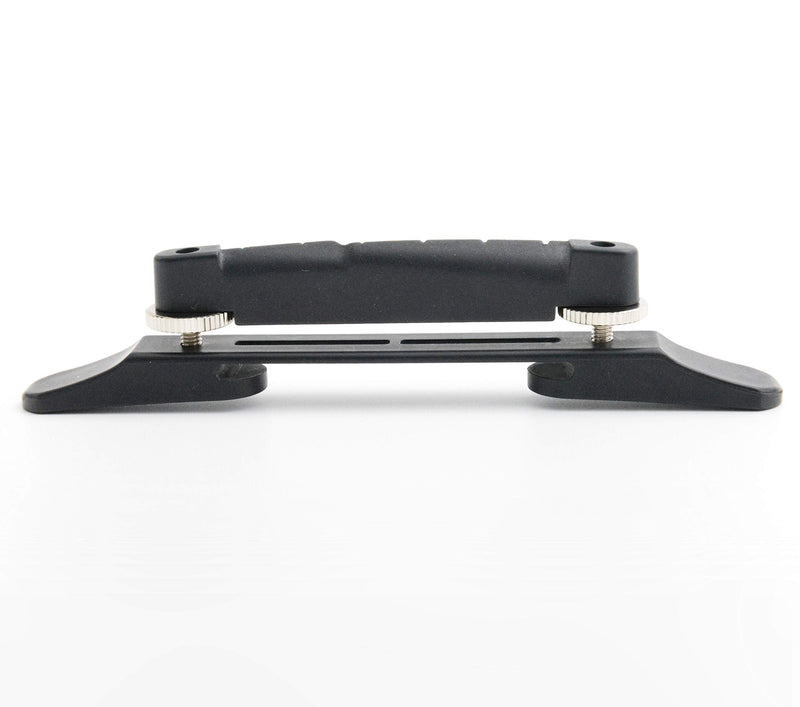 PS-7552-N0, Archtop Jazz Bridge, Low Profile with Nickel Screw Finish