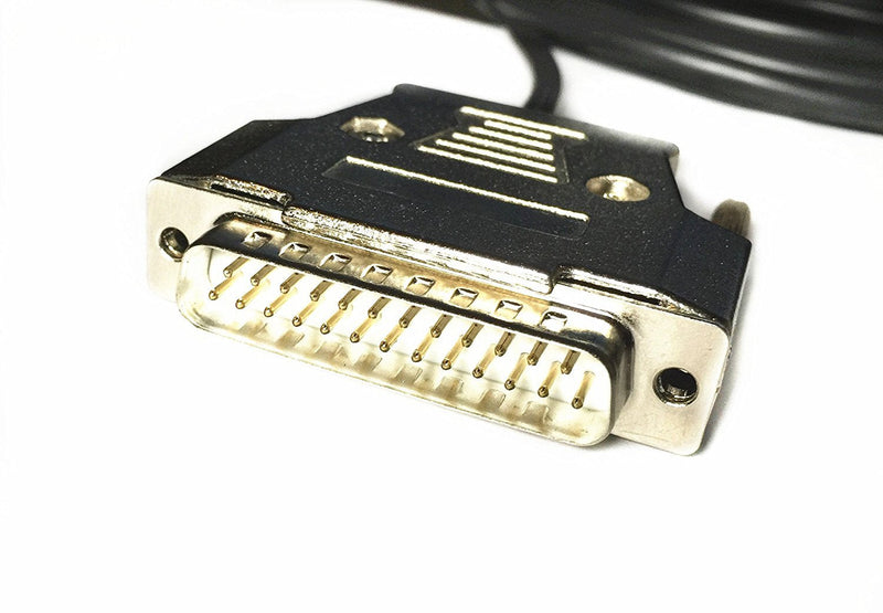 USB to RS232 (DB25 Male) CNC Programming Cable, CNC Controls Programming(Fanuc, Yasnac, Sinumerik, etc), 1.5 Meter, EZSync014C
