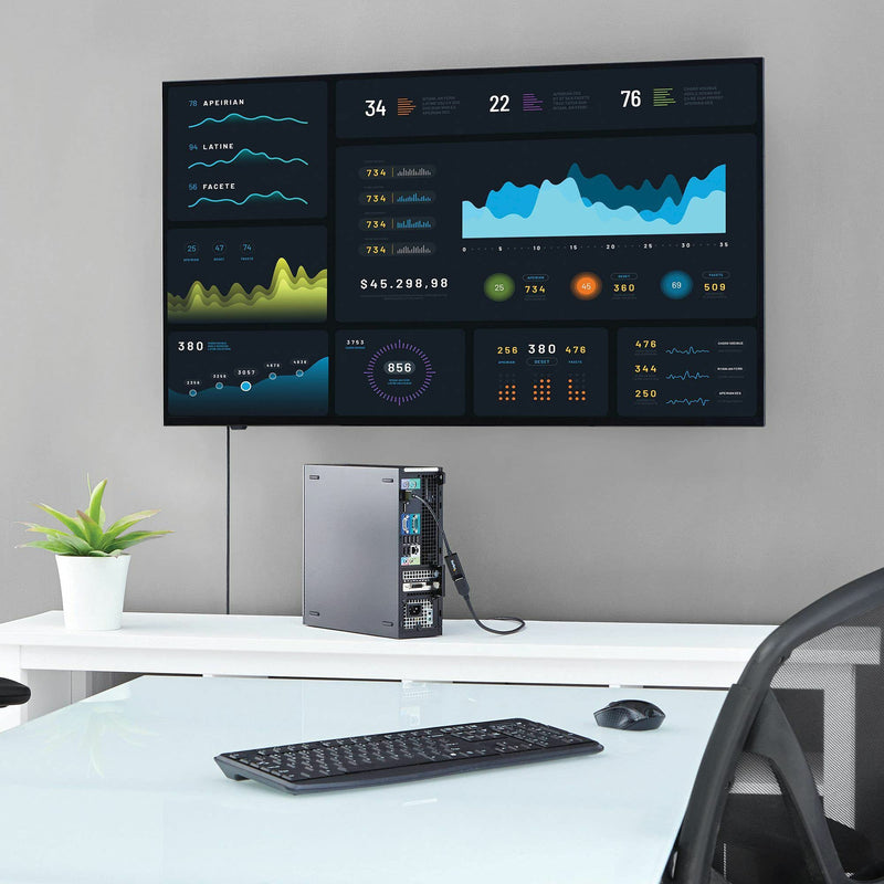 [AUSTRALIA] - StarTech.com DP2HD4KS DisplayPort to HDMI 4K Audio/Video Converter 4K30Hz 4K HDMI Single 
