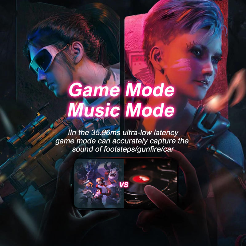 200H Playback Time Neckband Bluetooth Headphones, in Ear Wireless Earphones with Digital Display, Bluetooth 5.3, Game Mode, 7 EQ Modes, Support TF Card, Multi-point Connection, USB-C Fast Charging X9