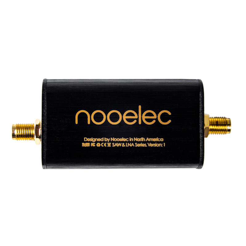 Nooelec SAWbird NOAA - Premium LNA and SAW Filter for Weather Satellite Applications. Ultra-Low Noise Amplifier Module to Capture NOAA (APT) & Meteor M2 Images. 137MHz Center Frequency, 20dB Gain