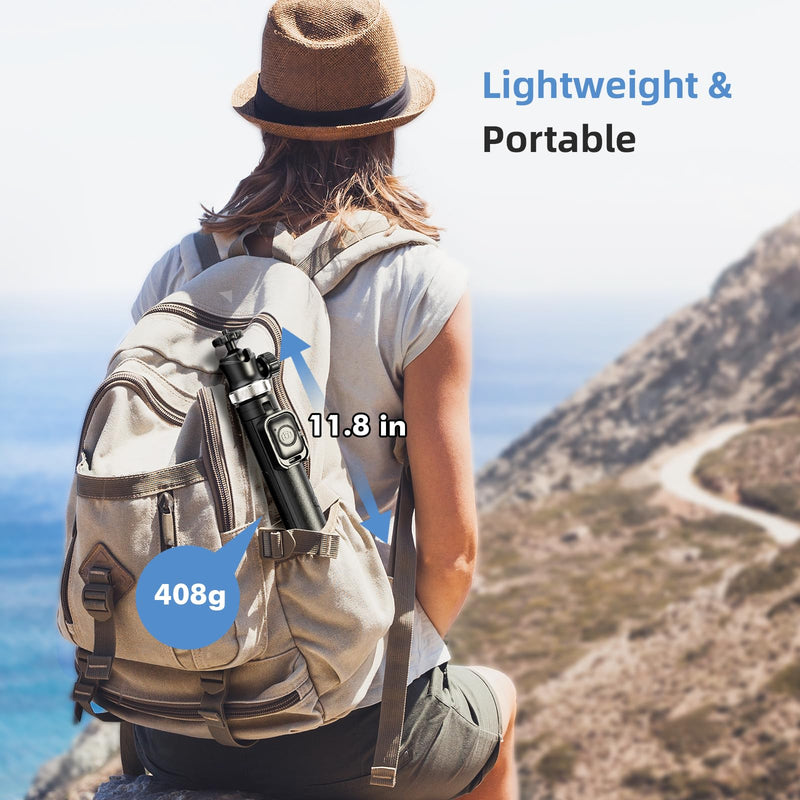62" Phone Tripod - MIIASI Extendable Tripod for iPhone and Selfie Stick Tripod with Remote, 360° Ball Head Upgraded Cell Phone Tripod for Video Recording, iPhone 14/13/12 Pro Max/Android/GoPro 62in