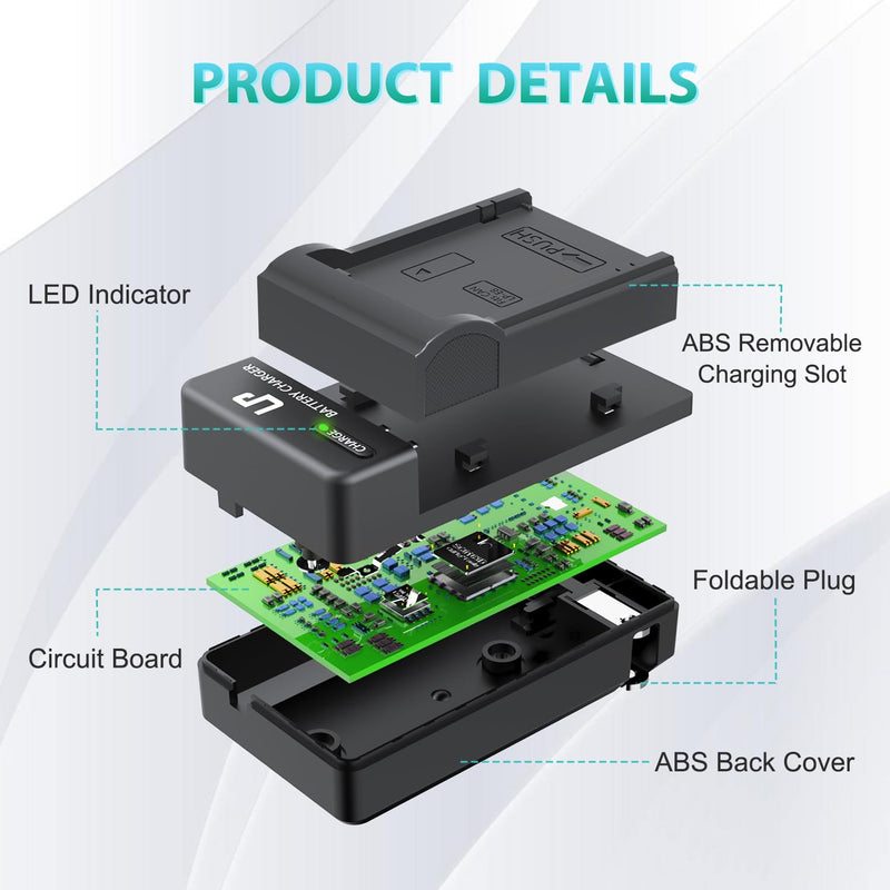 LP LP-E8 Battery Charger, Charger Compatible with Canon EOS Rebel T2i, T3i, T4i, T5i, 550D, 600D, 650D, 700D, Kiss X4, X5, X6i, X7i Cameras & More (Not for T2 T3 T4 T5) Basic charger