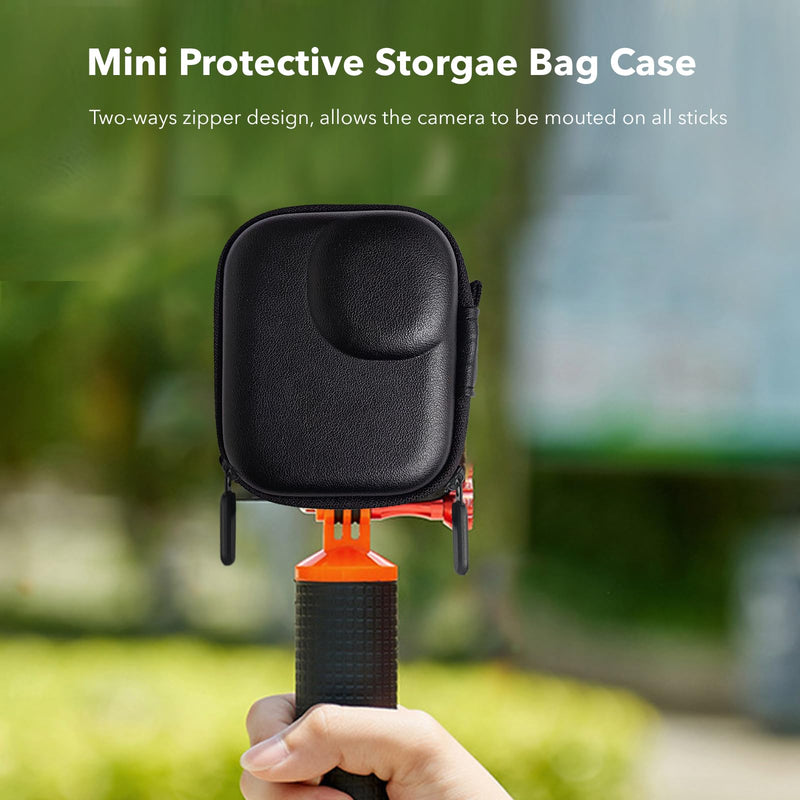 [AUSTRALIA] - Accessories for DJI Osmo Nano, PU Portable Mini Carrying Bag Nano Case Lens Screen Protectors HD Full Protection Tempered Glass Rubber Lens Cap Cover 