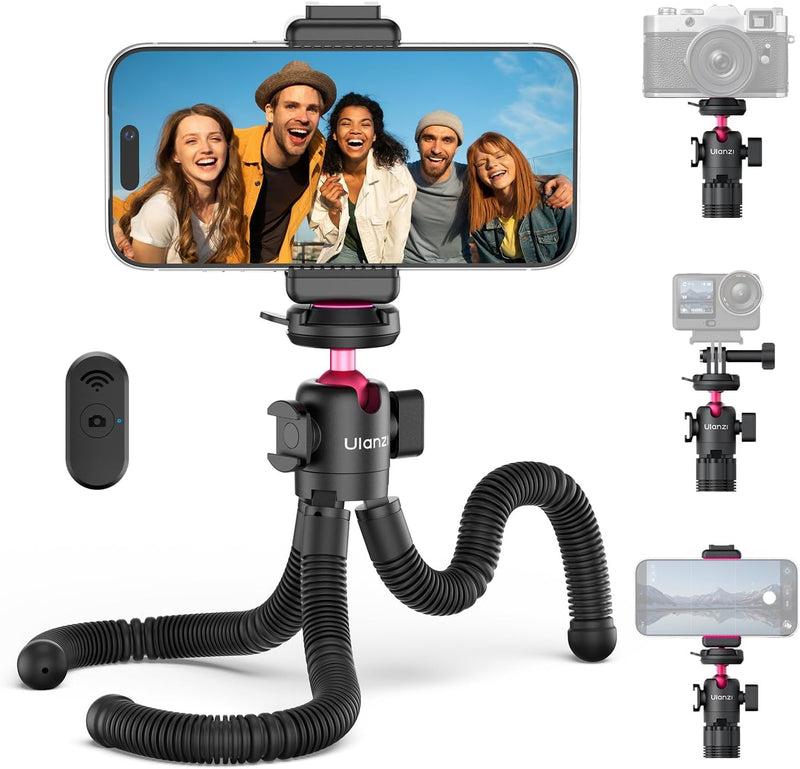 ULANZI Camera Tripod W MT-91 Flexible Octopus Tripod for Phone