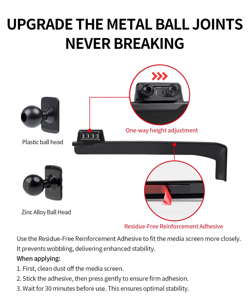 Car Phone Holder for Kia EV6 2025 2026 Accessories, 12.3-inch Screen | Magsafe Magnetic Cell Phone Mount Clip Compatible with iPhone, 3D fit Stable Dashboard GPS Navigation Bracket Cradle Stand 12.3-inch for 2025 2026 EV6