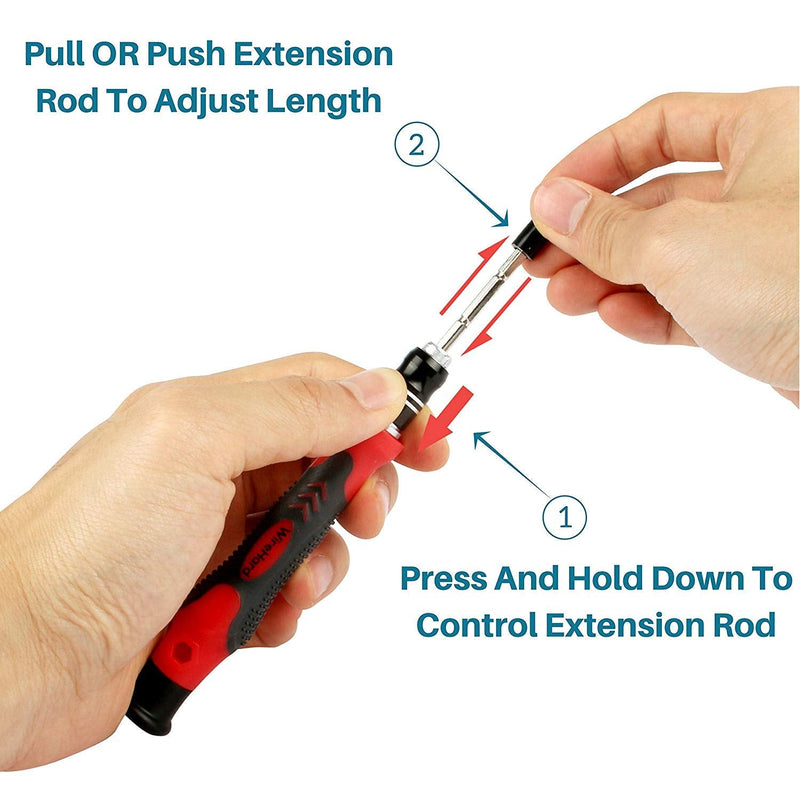62 in 1 Precision Screwdriver Set Computer Repair Tool Kit with Extra Magnetic Specialty Steel Multi Bit