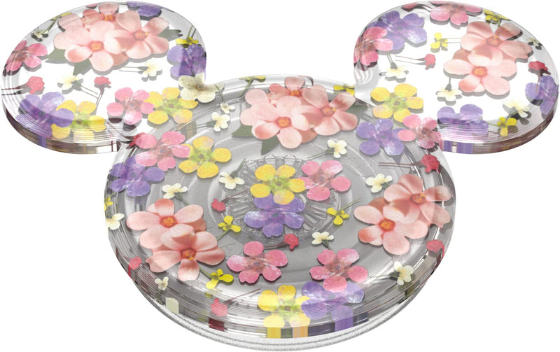 PopSockets Phone Grip with Expanding Kickstand, Mickey Earridescent - Cascading Flowers Adhesive