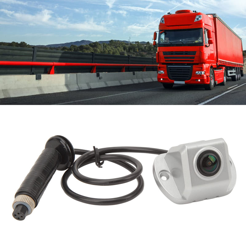 150° Viewing Angle Side View Camera with 4 PIN Aviation Head Night Vision Blind Spot Camera for RV, Van, Truck & Bus Safety (1080P) 1080P