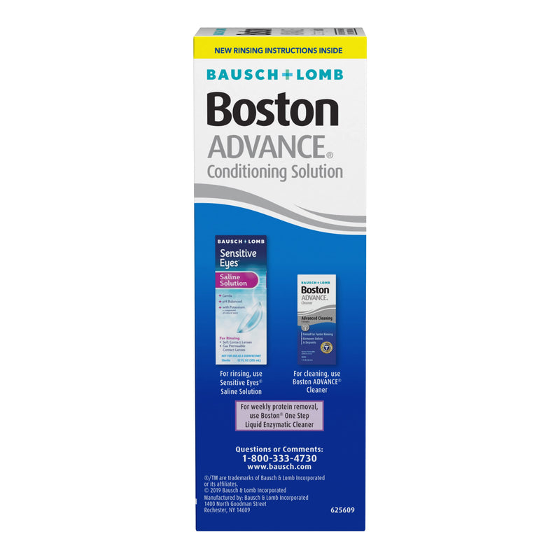 Boston ADVANCE Conditioning Solution, from Bausch + Lomb, 3.5 Fl Oz (Pack of 2) 3.5 Fl Oz (Pack of 2) Advanced Comfort