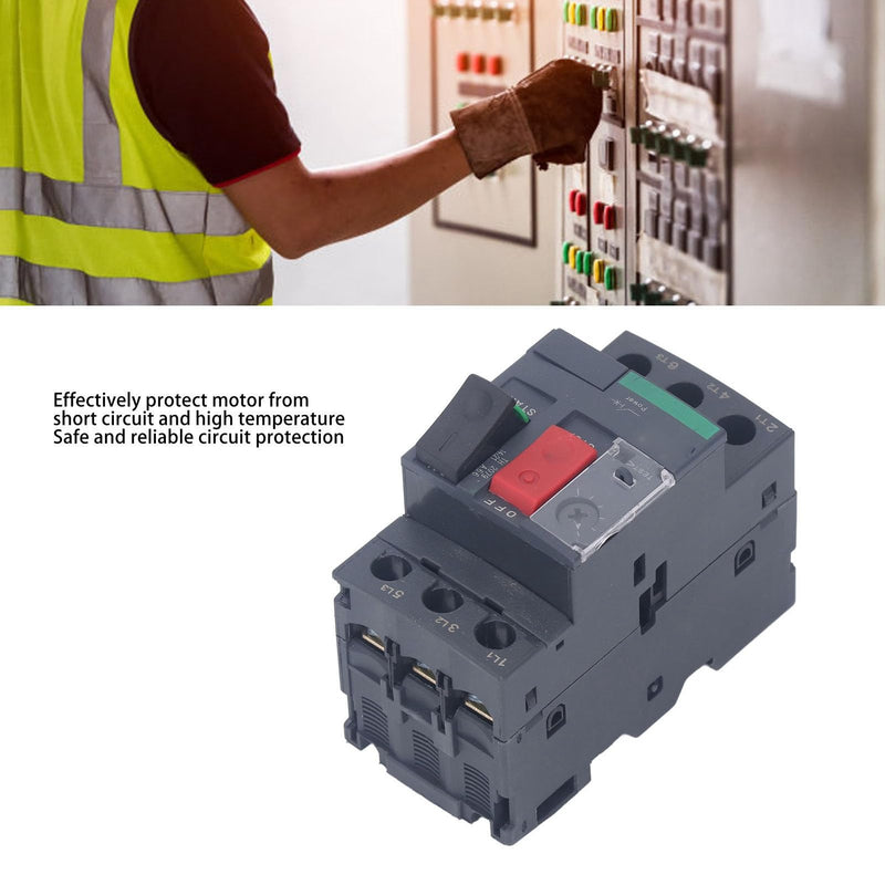 Motor Circuit Breaker Thermal Magnetic Circuit Breaker 35mm Rail Mount Overload Protection AC 690V (GV2-ME07 1.6-2.5A) GV2-ME07 1,6-2,5A GV2-ME07 1.6-2.5A