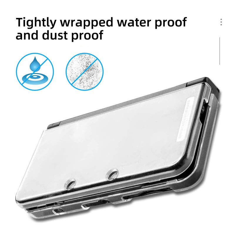 New 3DS XL Protective Shell, Ultra Clear Crystal Transparent Hard Case for Nintendo New 3DS XL
