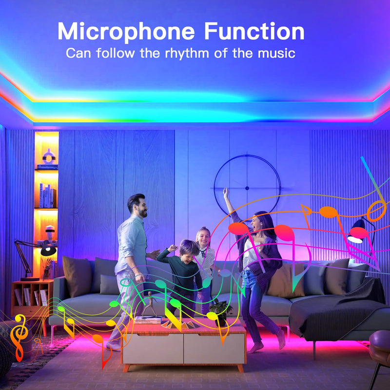 GLEDOPTO ESP32 WLED LED Controller with Mic Microphone DIY Lighting Music Dynamic Modes for WS2811 WS2812 SK6812 TM1814 WS2813 WS2815 Addressable FCOB LED Strip Lights