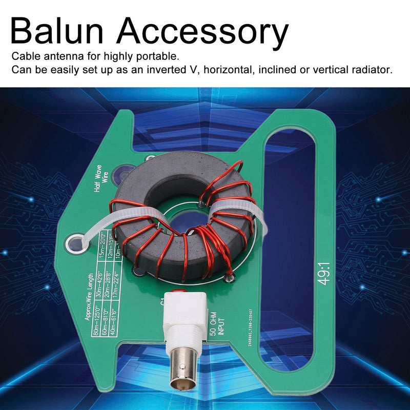 [AUSTRALIA] - No Tune End Fed Half Antenna Module Shortwave Radio Balun Antenna Balanced to Unbalanced Transformer 535MHz 