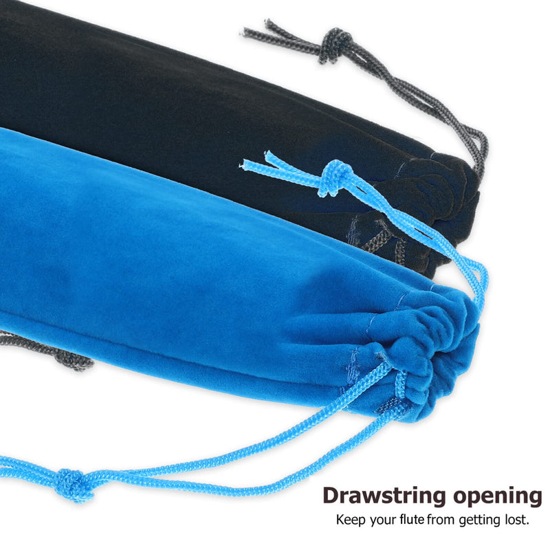 [AUSTRALIA] - Vertical Flute Bag 10pcs Flute Storage Bag Piccolo Carry Bag Music Instrument Drawstring Pouch Portable Recorder Flute Case Bag for Vertical Flutes Recorders Recorder Bag 