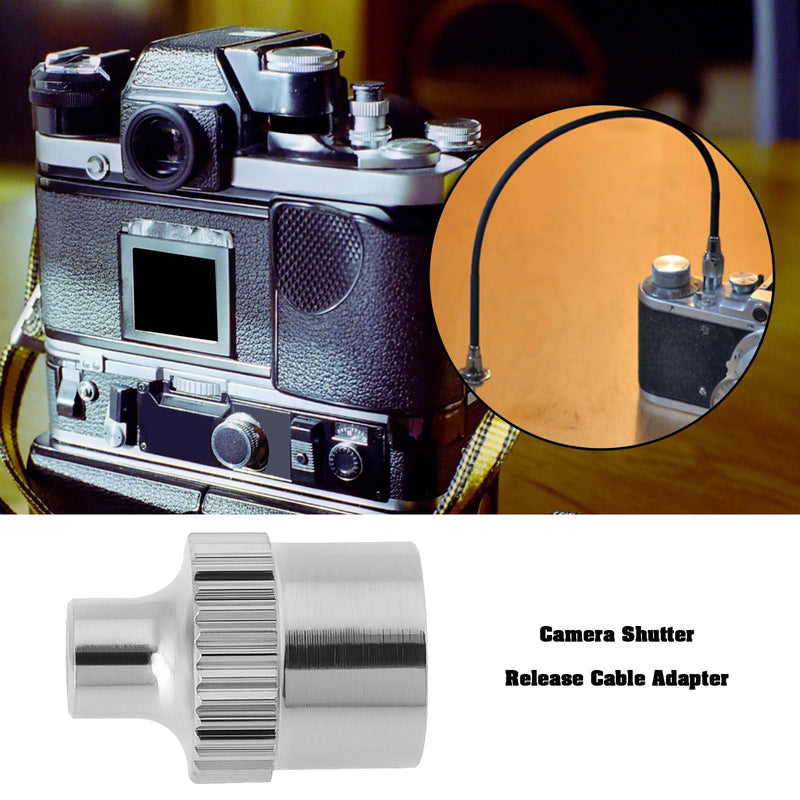 SING F LTD 1pc Camera Shutter Release Cable Adapter Compatible with Nikon F2 FTn F2A F2SB F2AS Compatible with Leica Rangefinder Cameras Compatible with Yashica