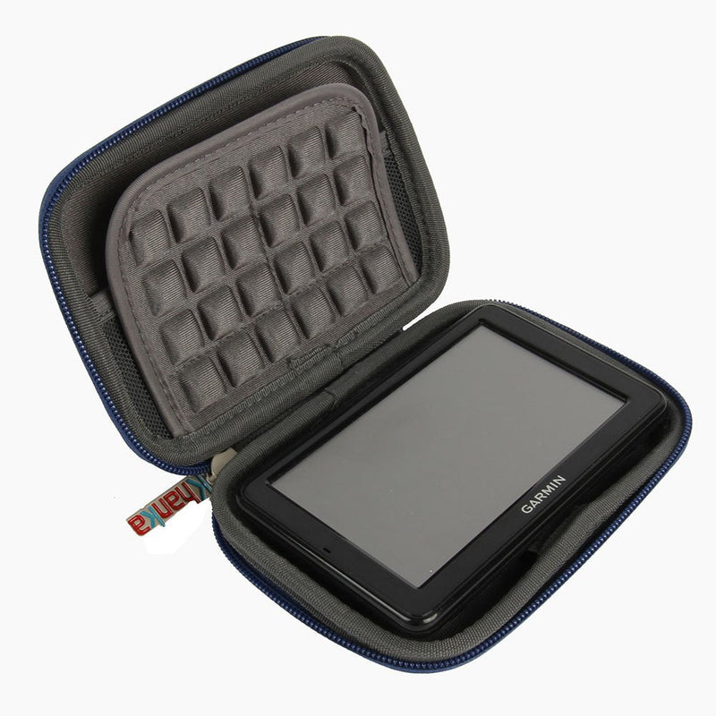 Khanka EVA Hard Case Carry Bag Cover for Western Digital WD My Passport Ultra,Elements SE/Toshiba Canvio/Seagate Backup/Transcend 2TB External Hard Drive,Kingston MLWG2,RAVPower FileHub (Black)