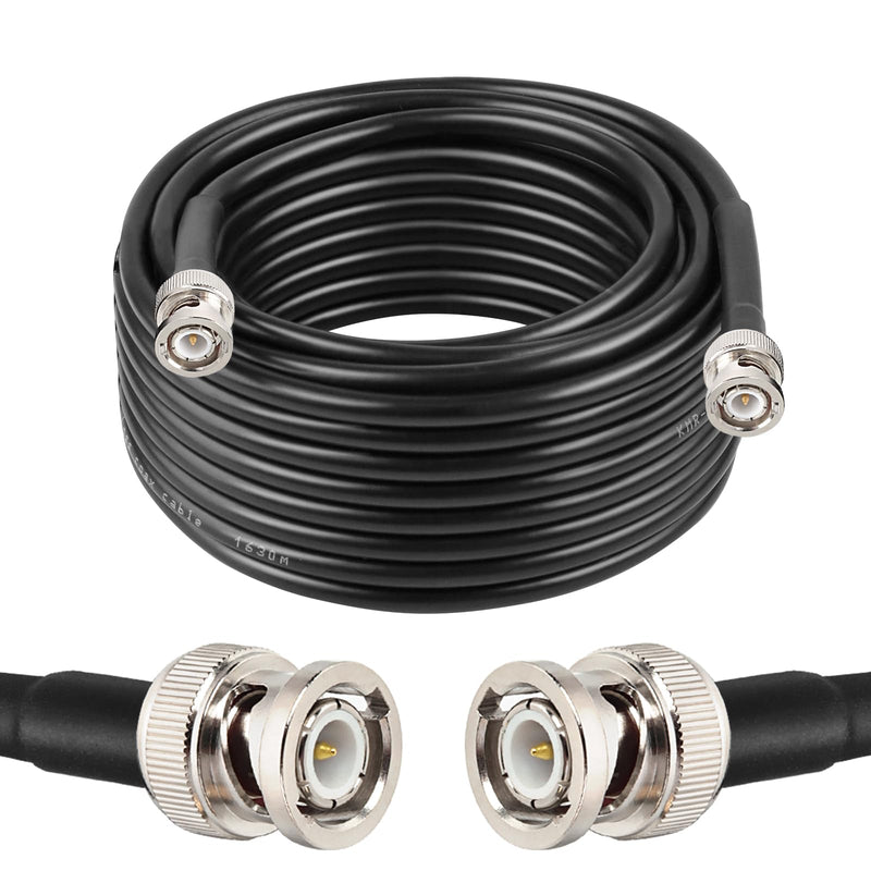 [AUSTRALIA] - MOOKEERF BNC Cable 30ft,Low Loss KMR240 BNC Male to Male Coax Cable 50 Ohm for Antennas, RF Radios, Modems, Oscilloscopes, Spectrum, Signal Generator, etc 