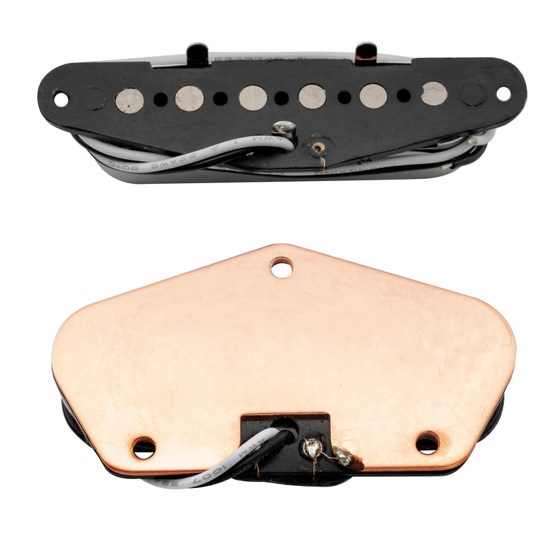 Wilkinson Vintage Alnico 5 Tele Single Coil Pickups Neck Bridge Pickups Set for Fender Squier Telecaster Electric Guitar