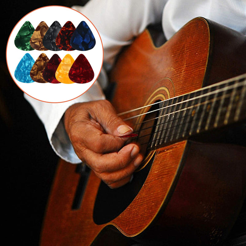 Guitar Fingertip Protectors - 40 Pcs Silicone Guitar Finger Guards Protection Covers Caps for Guitar Ukulele Bass, Sewing and Embroidery (5 Sizes) (Transparent) Transparent