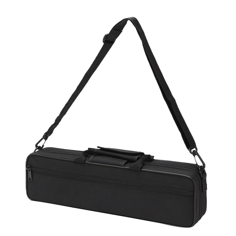 Flute Case, Waterproof Flute Case with Adjustable Shoulder Strap, Lightweight Oxford Cloth Flute Case Carrying Bag for 16 Holes Flute C Foot