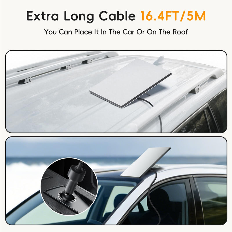 [AUSTRALIA] - Starlink Mini Car Adapter with 16.4FT/5M DC Power Cable,12V to 24V DC Step Up Converter Boost Adapters, 60W Car Cigarette Lighter Adapter Supports 16 AWG 30M Starlink Cable for Trailer Cars/RVs/Ship 