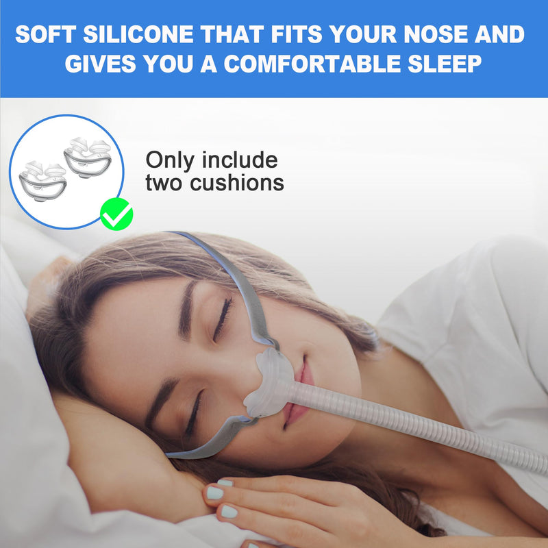 2 Pack Replacement Pads (M) for Airfit P10 Series, Consistent Fit for Reliable Seal, High Quality & Durable Replacement Accessories, High Quality CPAP Accessories from BlessEase (M) M