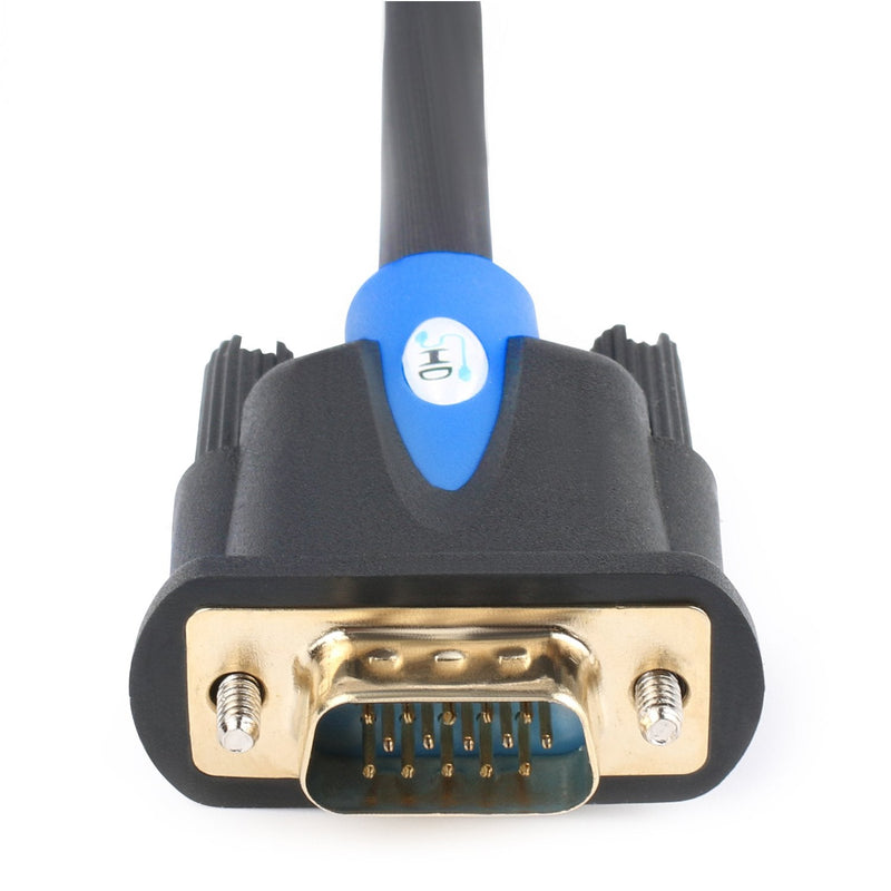 SHD VGA Cable, VGA to VGA HD15 Monitor Cable for PC Laptop TV Projector-15Feet 15Feet