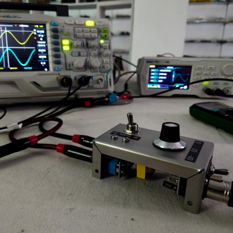 [AUSTRALIA] - Hand-Made Guitar Effect Pedal High-Performance DI Passive Direct Box Unit Hum Eliminator w/Input Attenuator, 1/4'' Impedance Transformer Connector to Balanced & Unbalanced XLR 